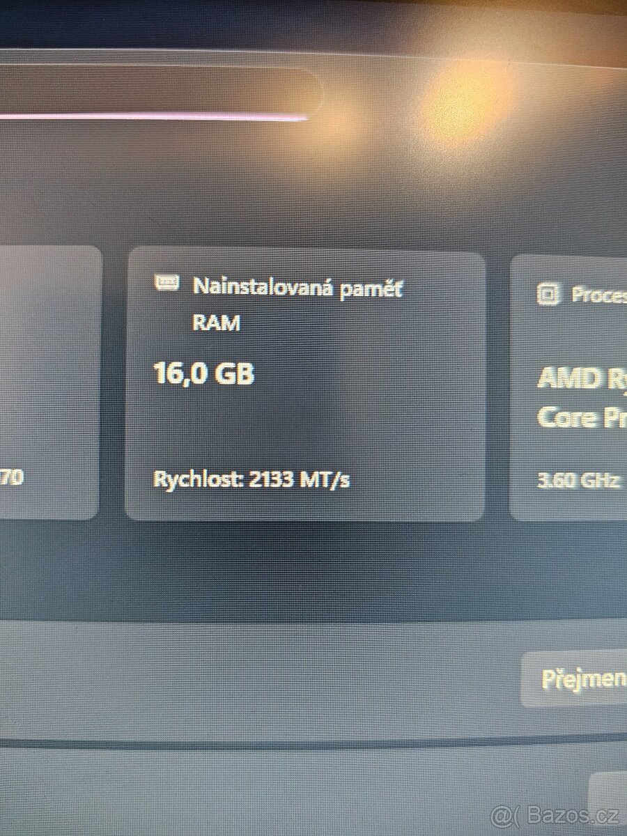 Paměti ram Ddr4 16GB - 3