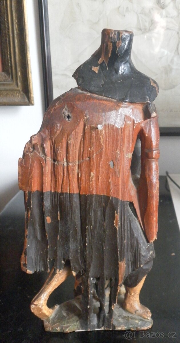 Dřevořezba žebráka. - 3