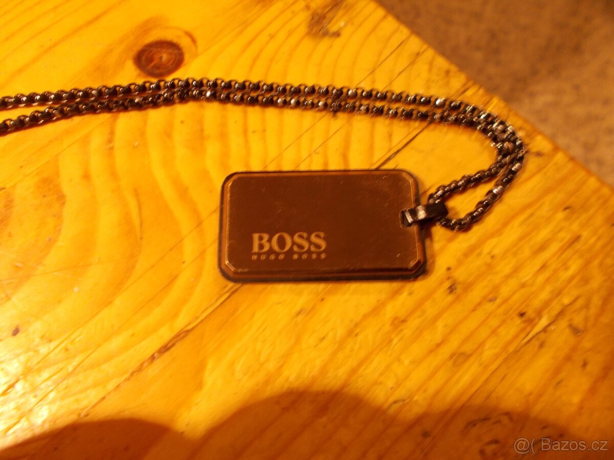 ŘETĚZ NA KRK-,,HUGO BOSS,,- + 2 ZDARMA - 3