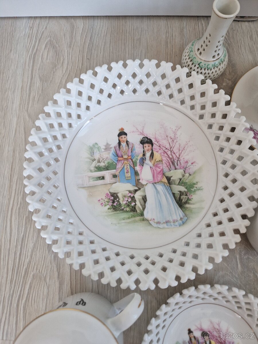 Čínský porcelán - set - 3