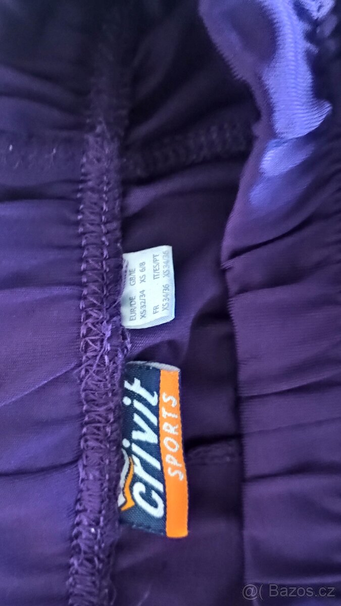 Dívčí cyklistické kalhoty, kraťasy 34 až 36, XS - 3