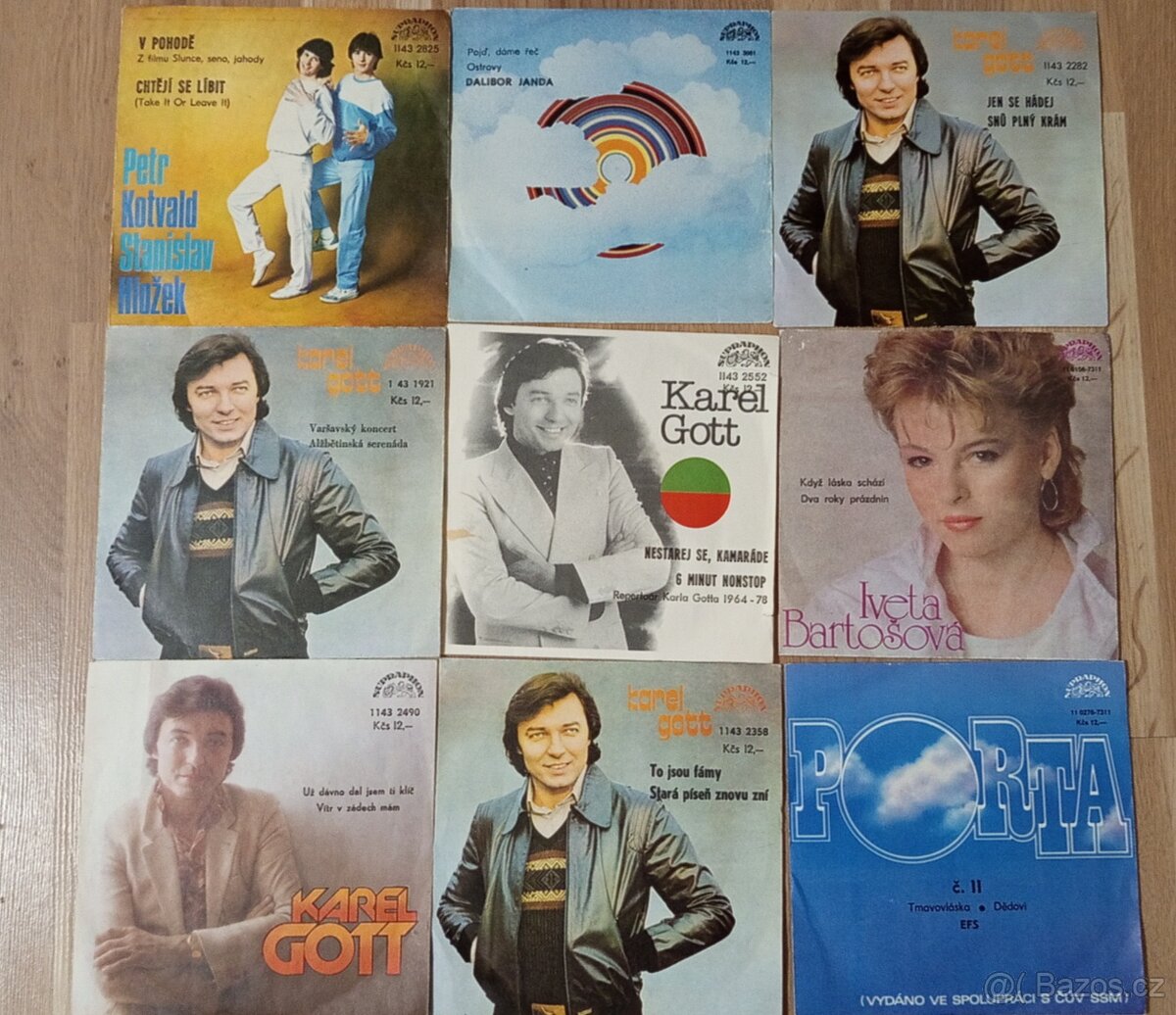 SP vinylové desky různých interpretů v perfektním stavu - 3