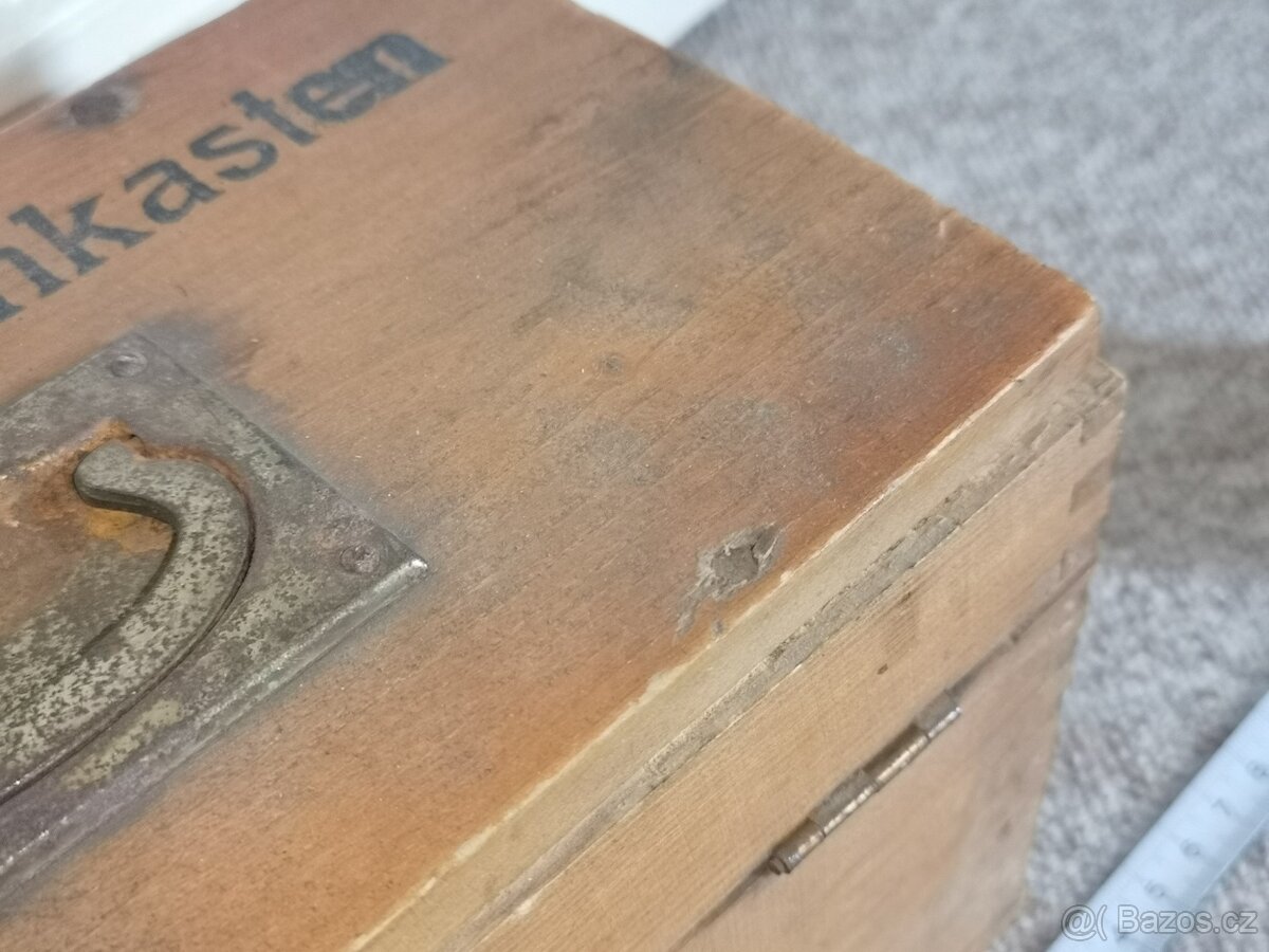 dřevěná krabička na léky - Einheitstablettenkasten WEHRMACHT - 3