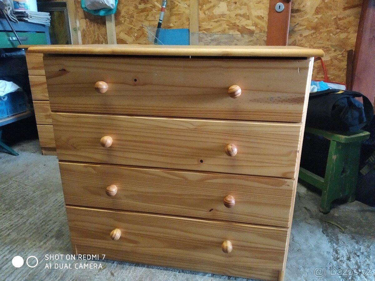 2x Komoda se šuplíky - 3