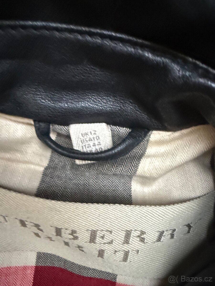 Burberry Brit kožený kabát - 3