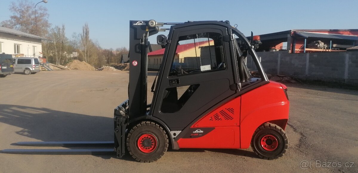 LINDE H35D-02 triplex, svírací vidle s BP rezervováno - 3