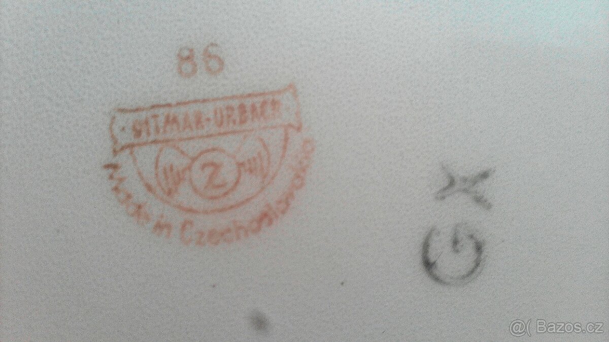 Vintage: keramické misky, hrnky, láz. pohárek, čaj. konvice - 3