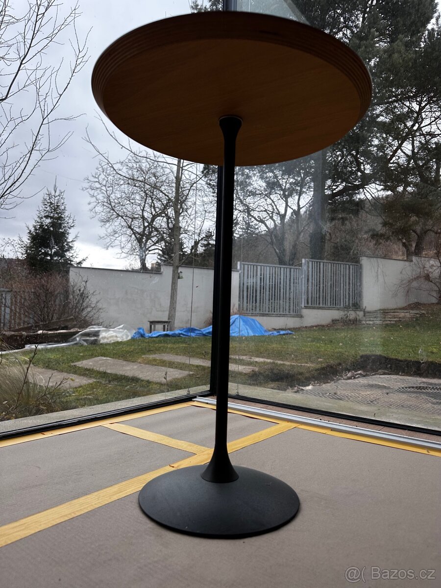 Konferencni stolek, kov, Dub masiv - 3