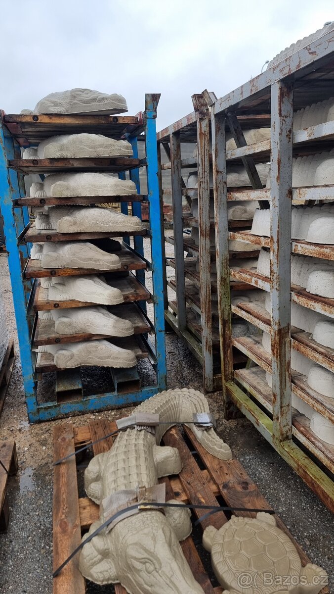 Krokodýl a želva - dekorace zahrada - 3