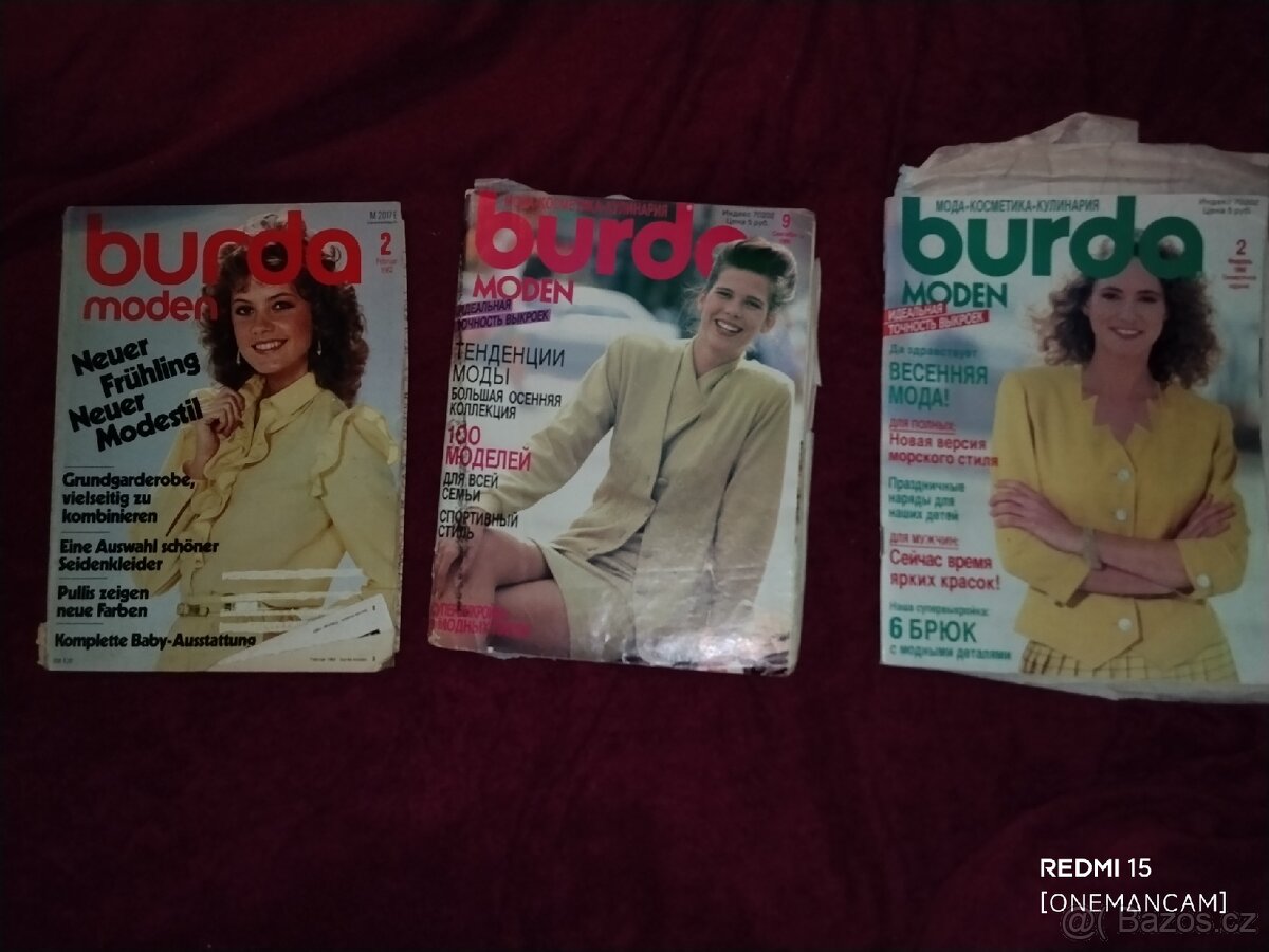 Burda Moden se střihovými přílohami (1982–1990) - 3