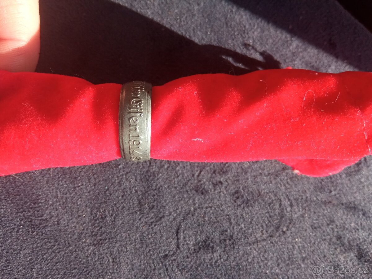 Patriotický Prsten Dal Jsem Zlato Za Železo 1914 - 3