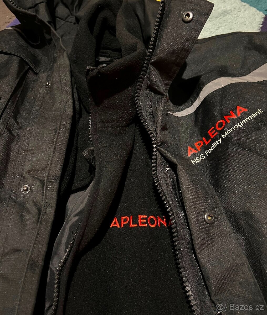 XTREME PRACOVNÍ ZIMNÍ PROFI BUNDA 3V1 - XL S FLEECE MIKINOU - 3