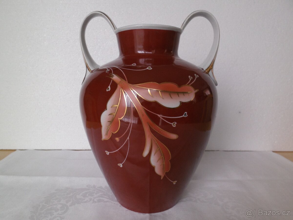 Obrovská starožitná krásná váza sign. obsah 4,4 l. - 3