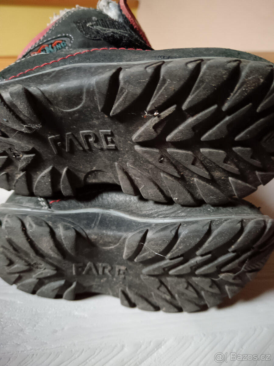 Prodám zimní boty Fare vel.24 - 3