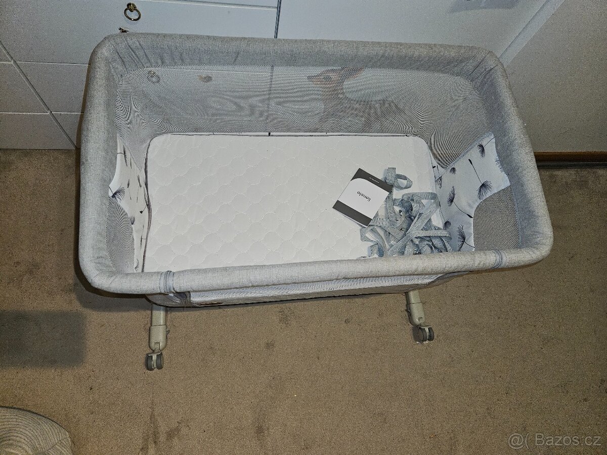 Postýlka Lionelo Aurora + matrace + antirefluxní klín - 3