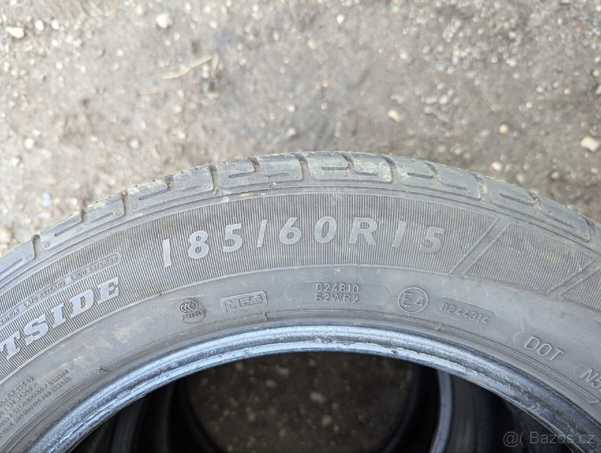 4x celoroční pneu Dunlop 185/60R15 - 3
