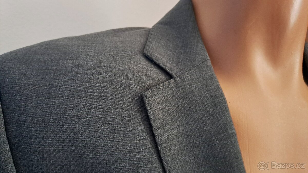 Pánské šedé formální sako M&S Collection/44L-L/2x59cm - 3