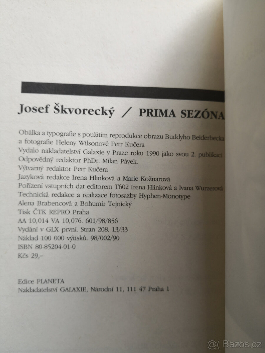 Josef Škvorecký 4x - 3