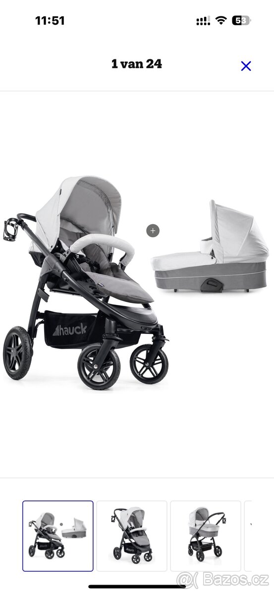 Hauck kočárek trojkombinace - 3