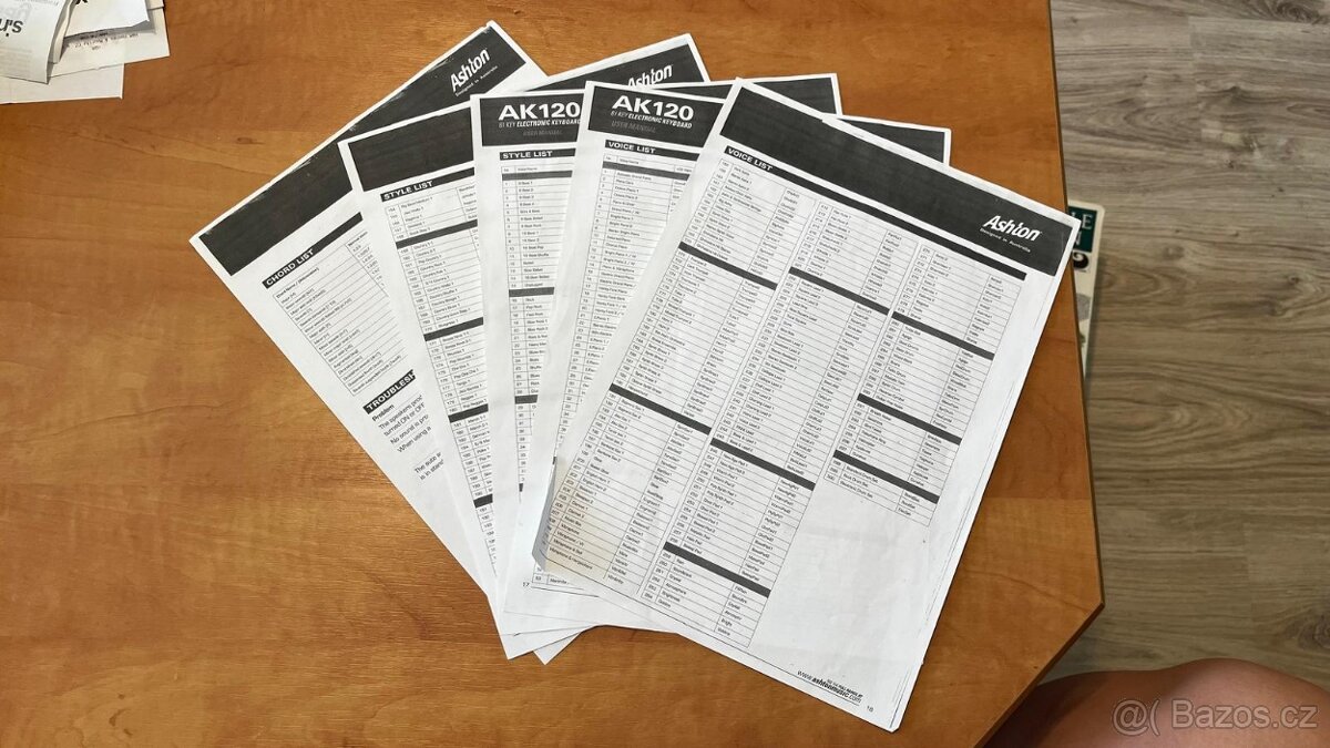 Keyboard ASHTON AK 120 - 3