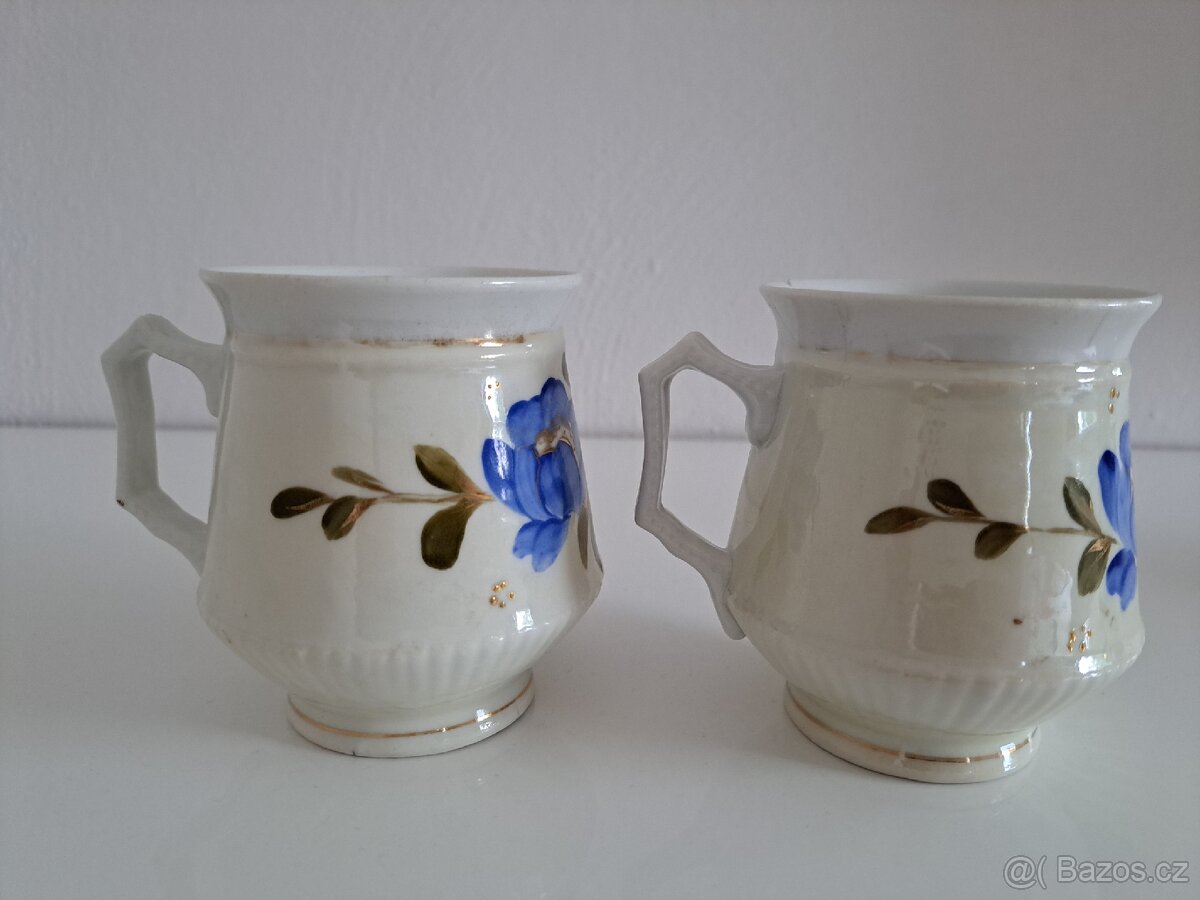 Starožitné hrnečky - mušlák - 3