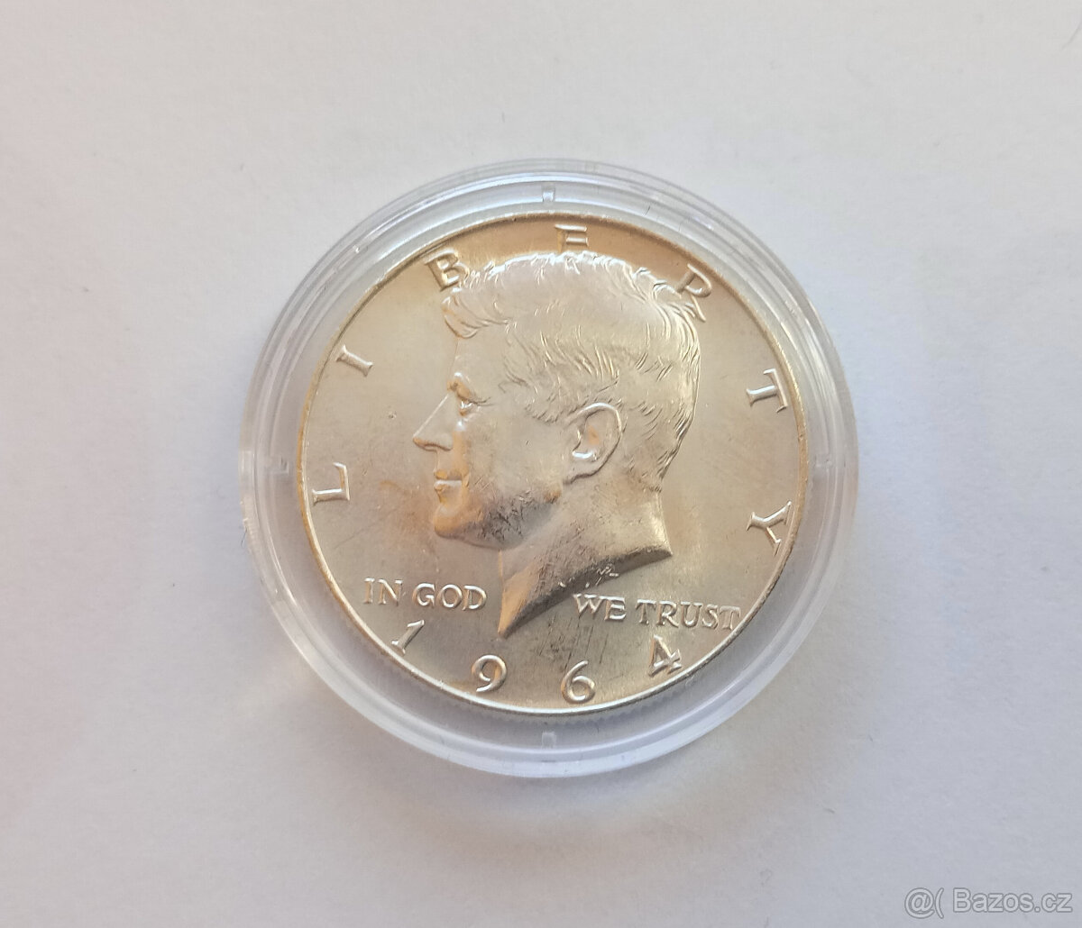 Americký stříbrný půldolar – Kennedy 1964 – ryzost 900/1000 - 3