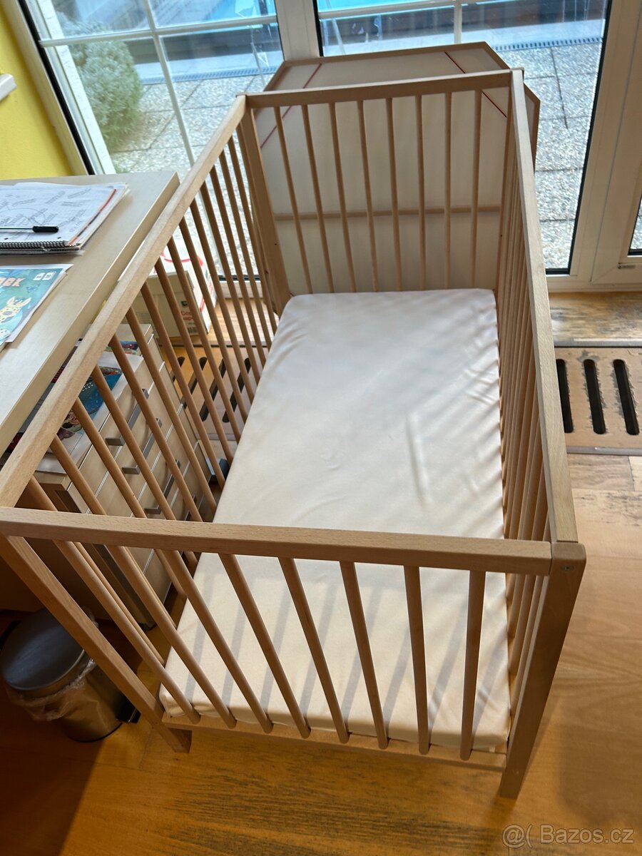 Dětská postýlka dřevěná - 3