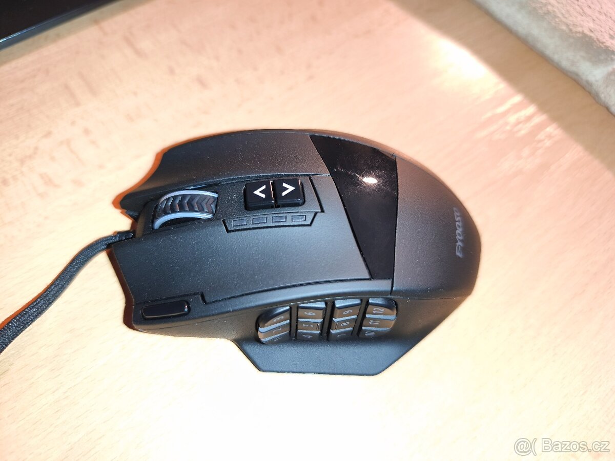 Programovatelná herní myš-19 tlačítek, 400-24000 DPI, 1000Hz - 3