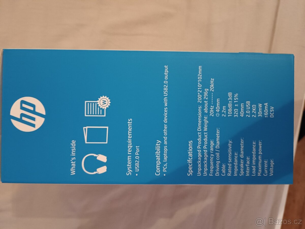 Sluchátka - hp Gaming headset H220GS, nerozbalené - 3