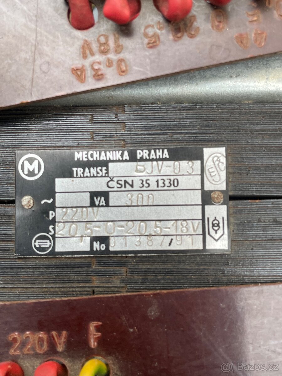 Transformátor 18V a 20,8V - 3