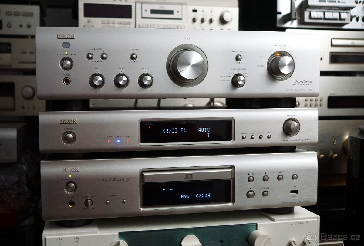 DENON PMA 710 AE zesilovač plus CD DCD 710 AE - 3