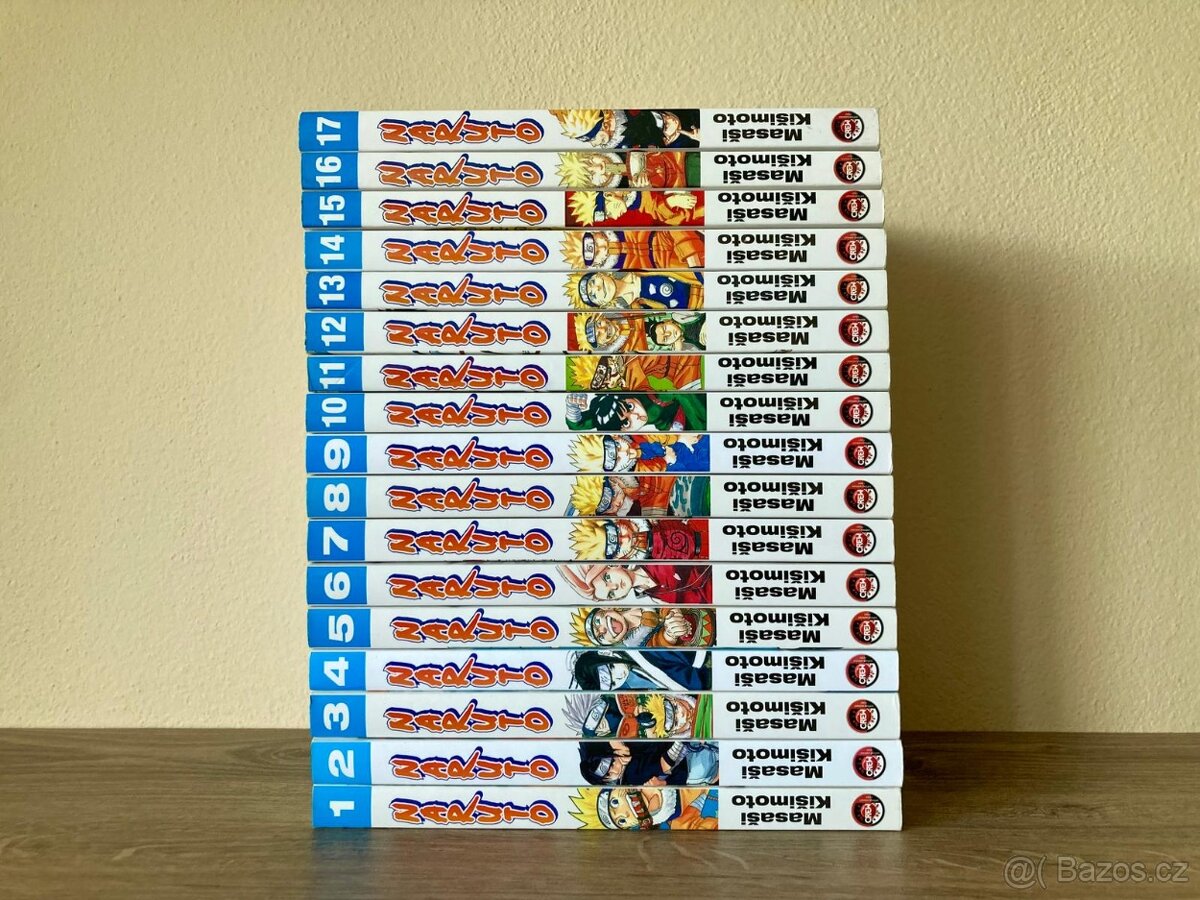 Prodám Mangy Naruto 1. - 17. díl - 3