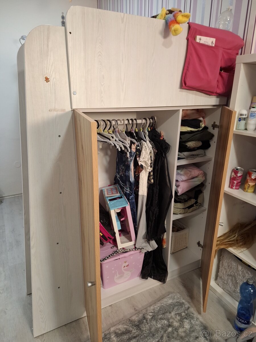 Patrová postel se skříní - 3