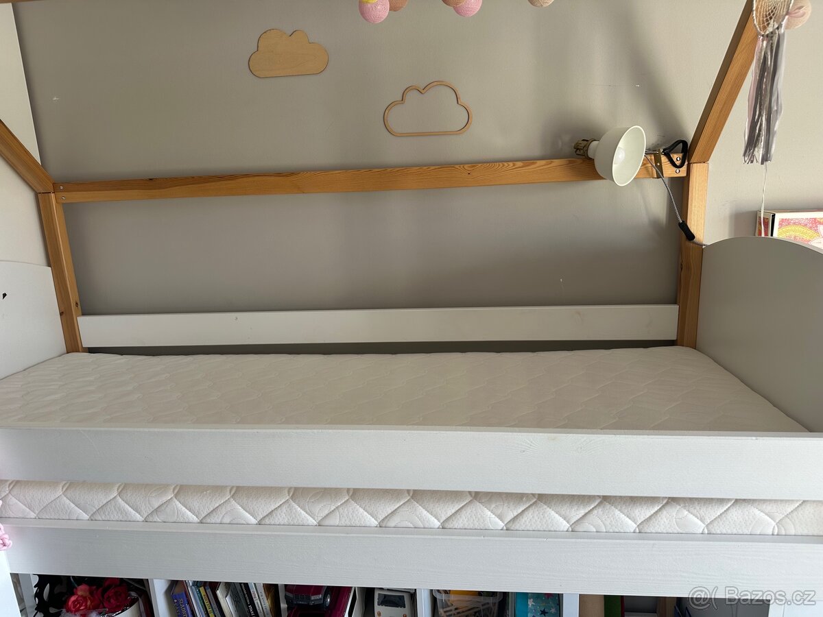 Domečková postel 2x - 3