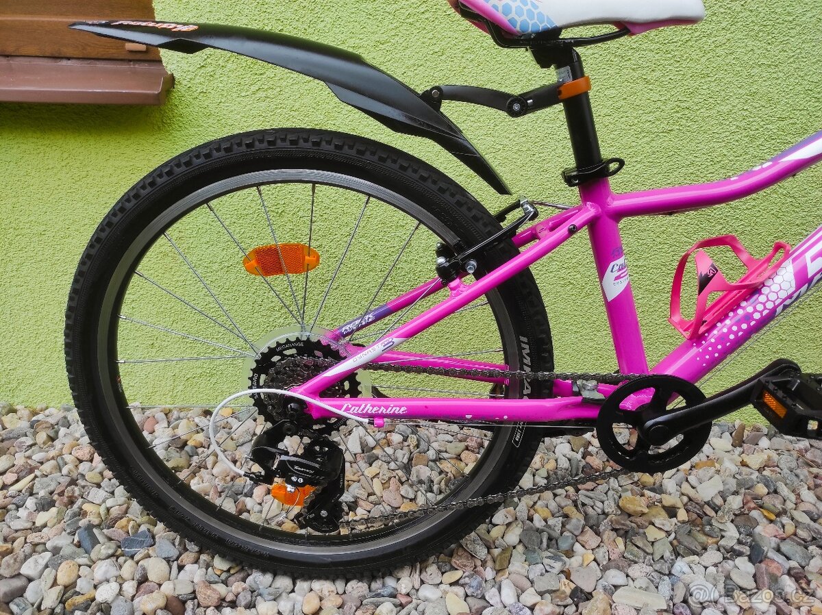 Značkové dětské kolo ROCK MACHINE 24" (RŮŽOVÁ) - 3