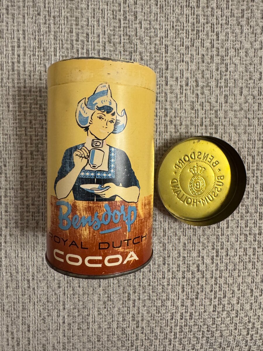 Plechová krabička BENSDORF BUSSUM HOLLAND - 3