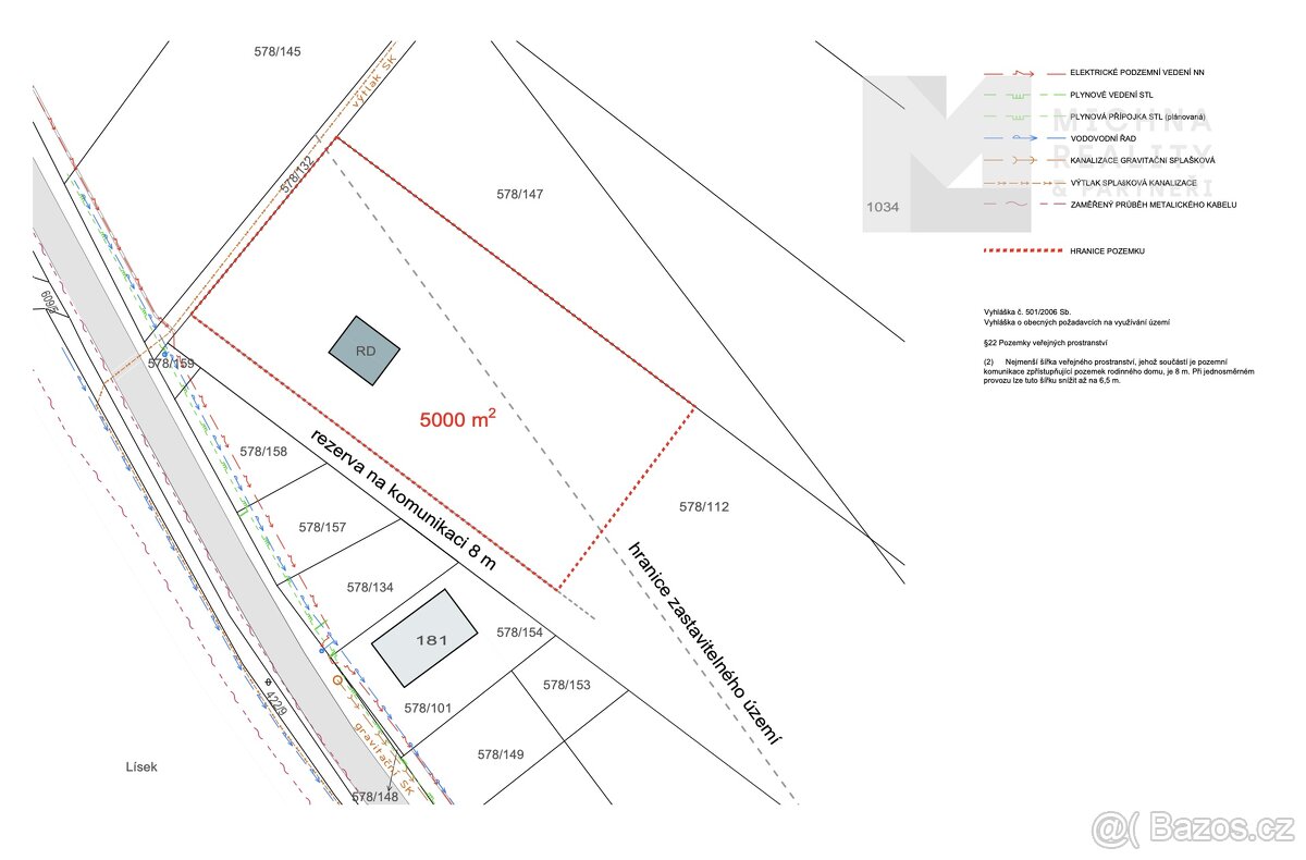 Prodej, Pozemky pro bydlení, 5000 m² - Říčky, ev.č. 140007 - 3