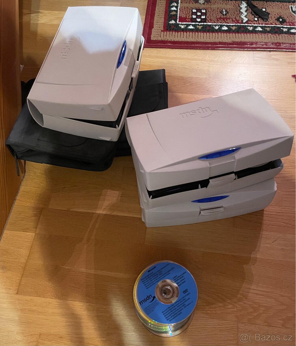 Microsoft CD a DVD z MSDN přes 300ks - 3