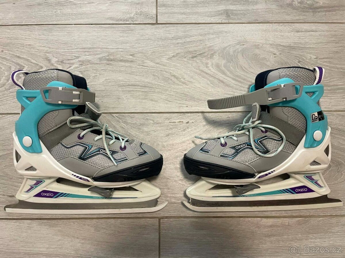 DÍVČÍ LEDNÍ BRUSLE Oxelo 32-35 - 3