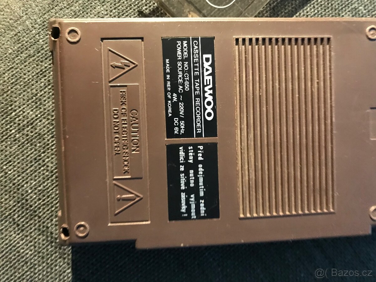 Kazetový magnetofon - 3