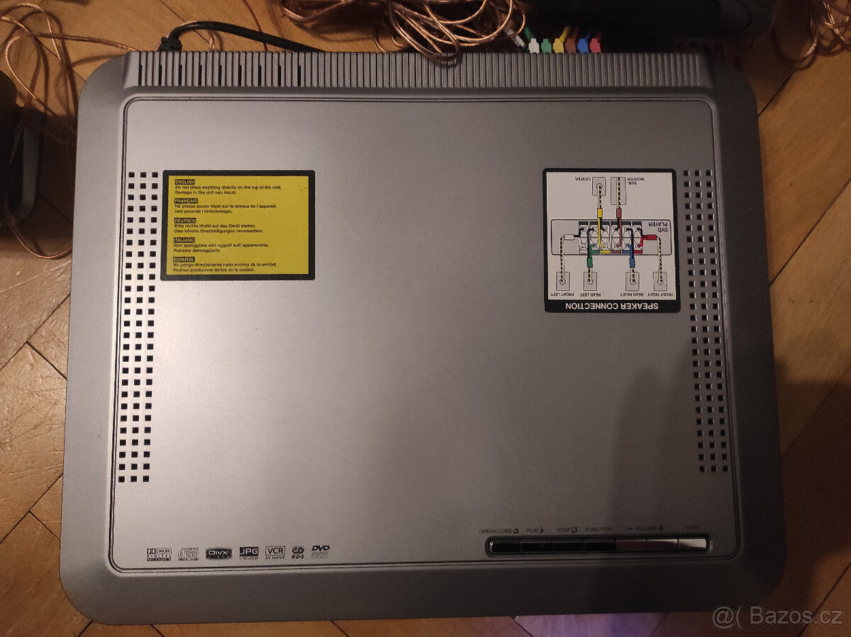 Domácí kino AKAI DV-R5000DVS Dolby surround 5.1 - 3