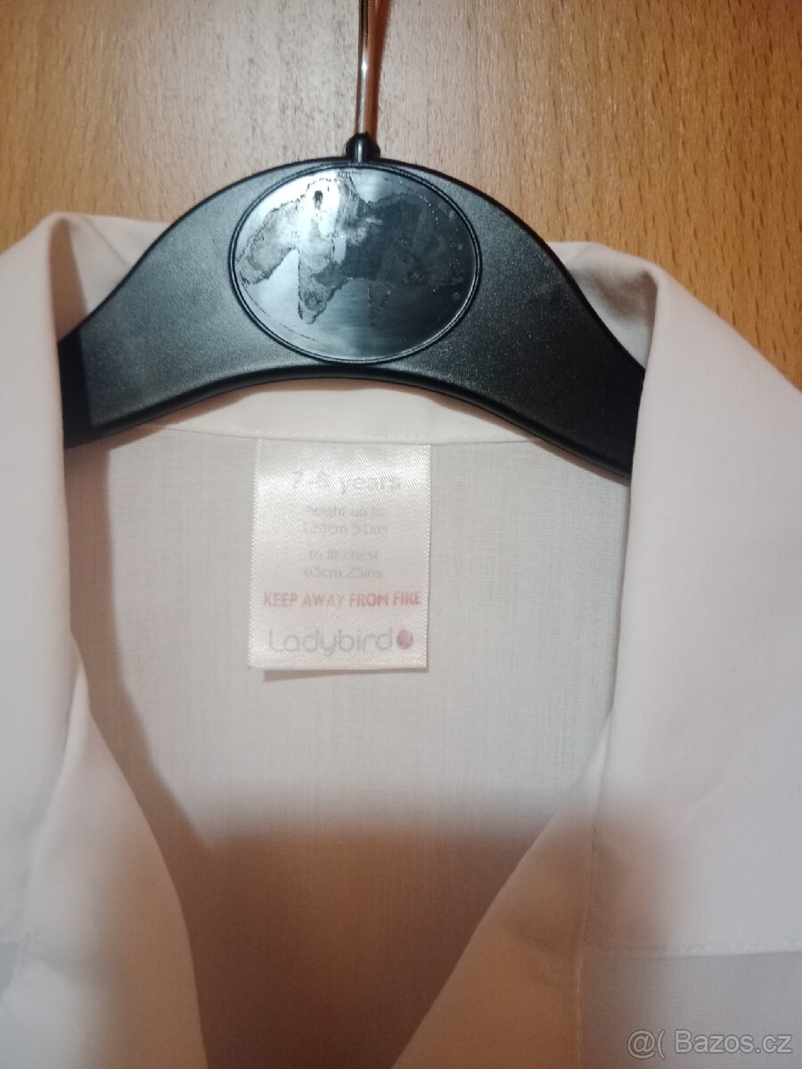 Dívčí bílá košile - 3