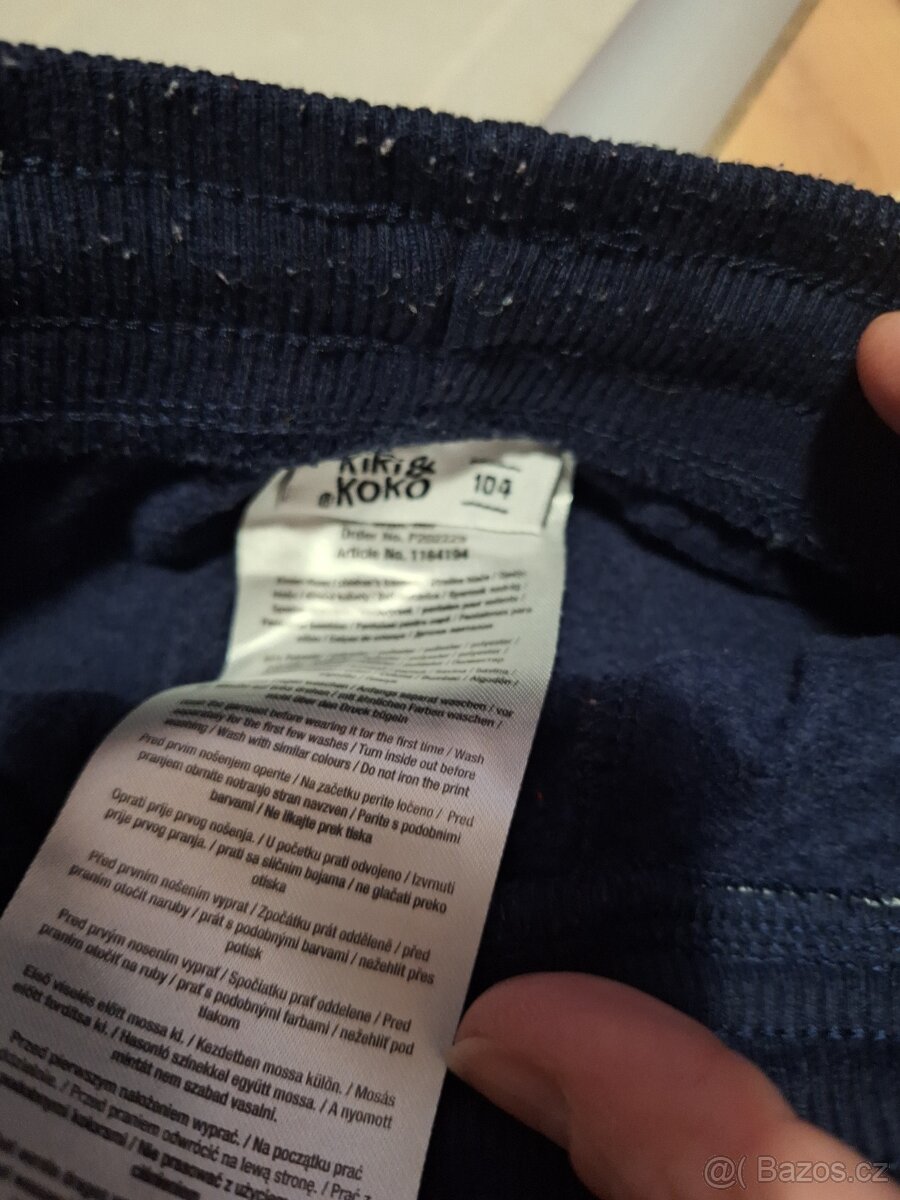 Tepláky vel.104 - 3