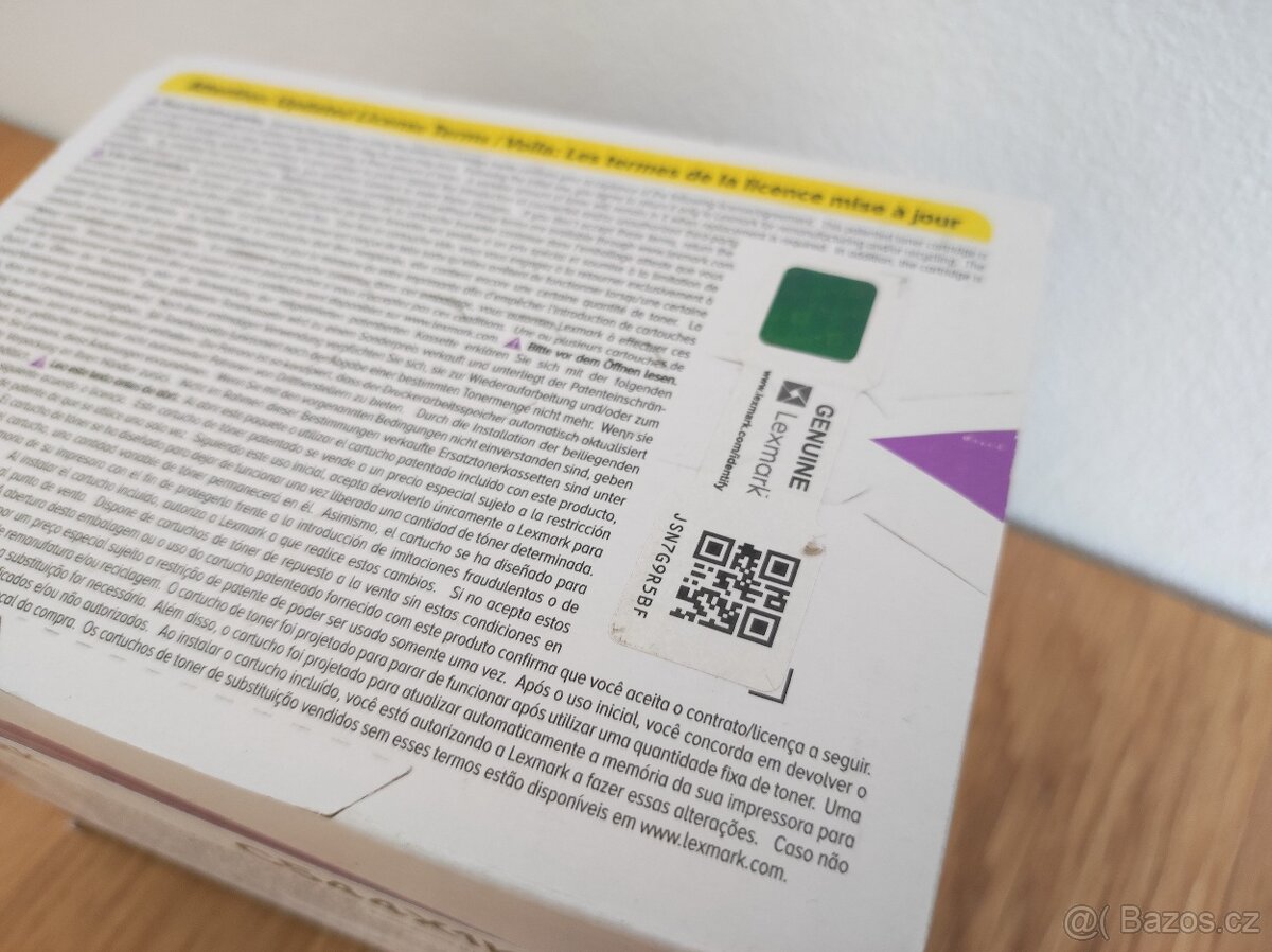 Originální toner LEXMARK C544X1KG - nový - 3