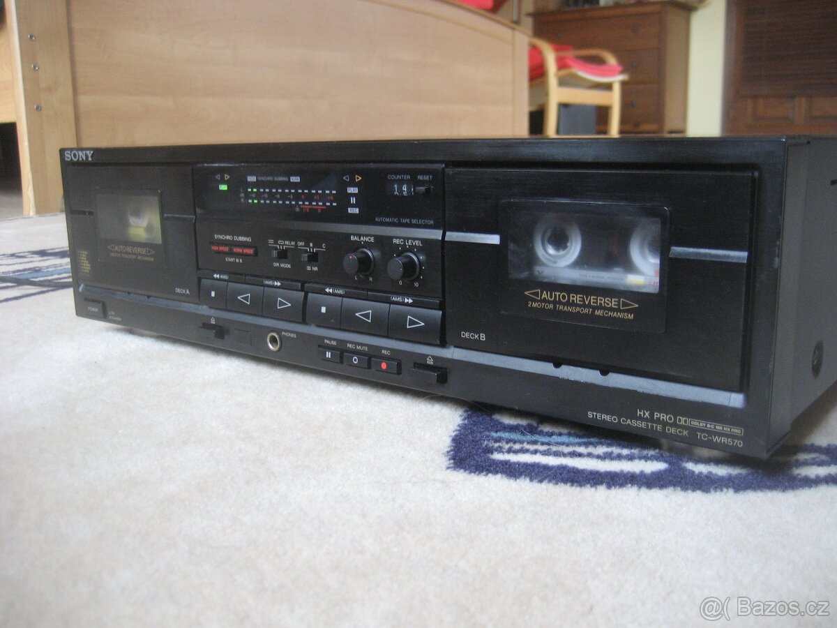Prodám tape deck SONY TC-WR 570 - 3