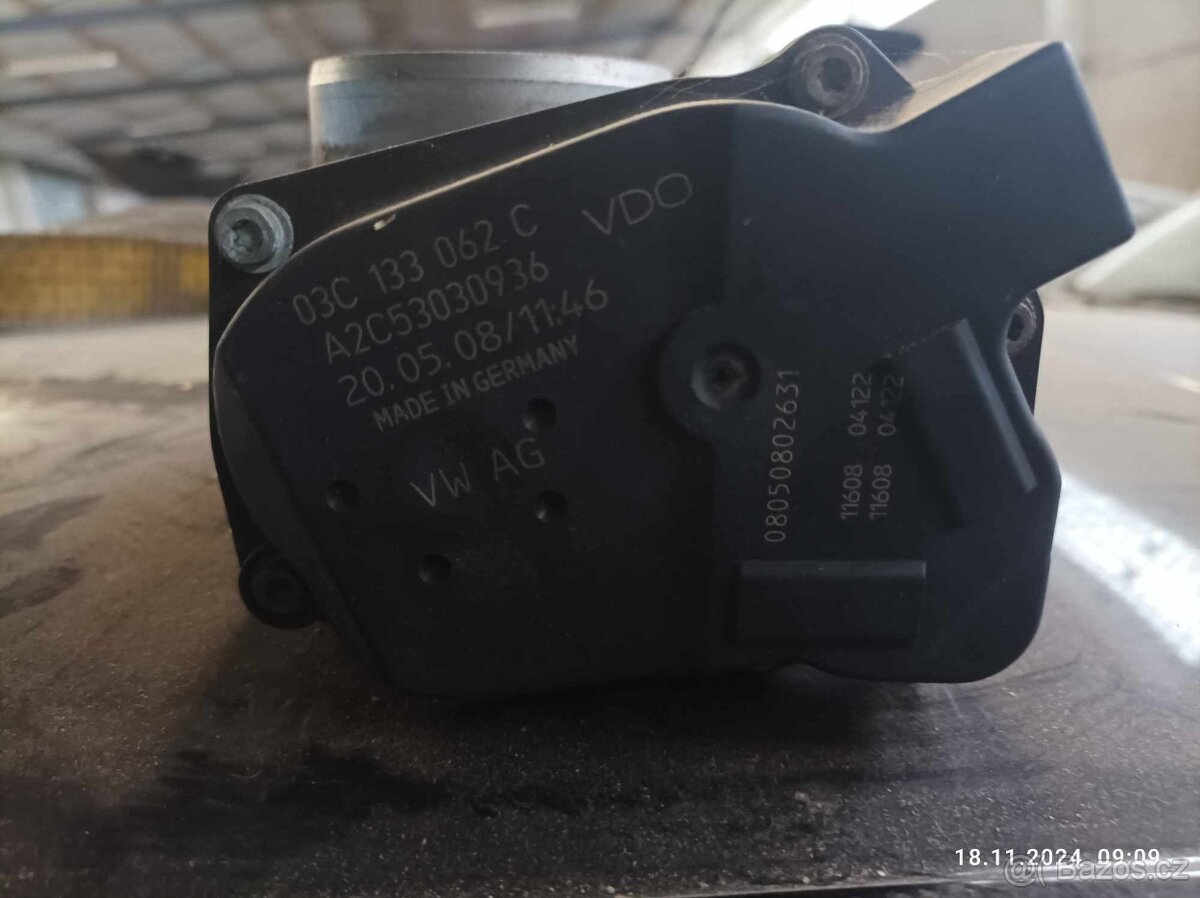 Hrdlo škrtící klapky - Seat Ibiza - 1,4 , 16v , 63kw. - 3