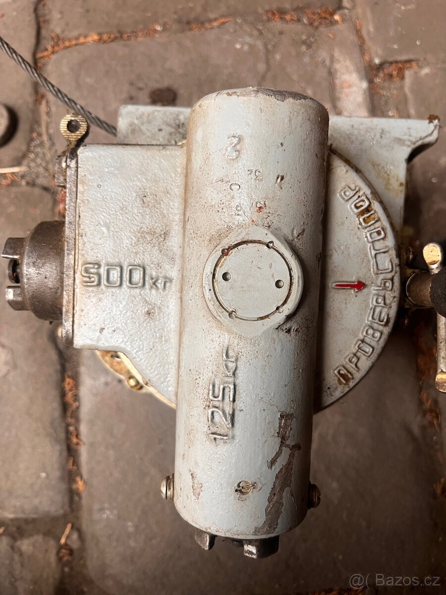 Ruční lanový naviják – 500 kp / 125 kp - 3