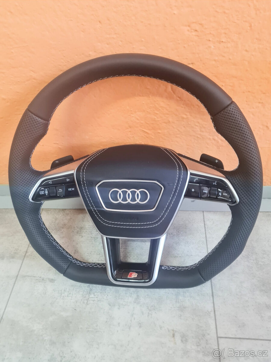 AUDI VOLANT - SPORTOVY S LOGOM S + AIRBAG + RS PADLA - 3