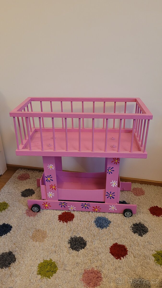 Postýlka pro panenky dvoupatrová - 3