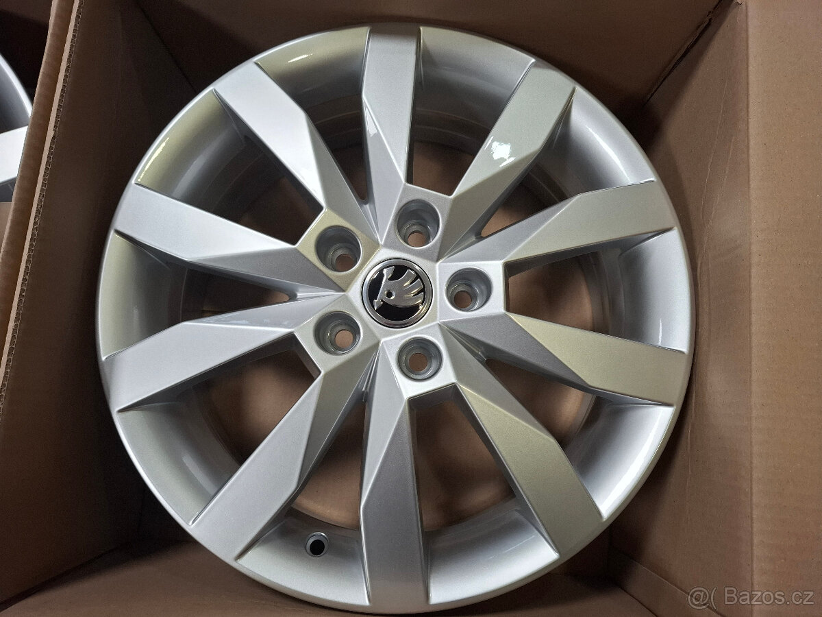 Nové orig. alu disky Škoda Octavia III 6x17 ET48 5x112mm - 3